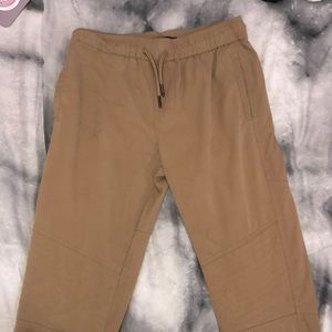 Moderately worn, Univibe tan joggers!!